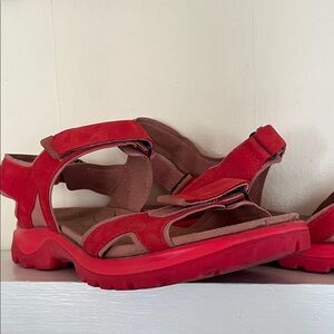 Ecco Red Women's Sandals